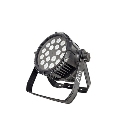 RGBW LED Disco Par Can Stage أضواء مقاومة للماء 18 * 10W مع وقت عمل طويل