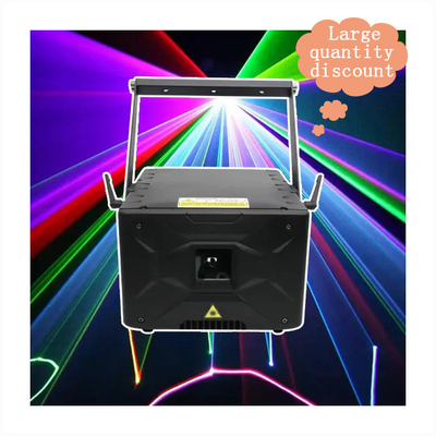 RGB الرسوم المتحركة ليزر ضوء DJ لنادي ديسكو 1-5w RGB كامل لون ليزر مشروع ضوء