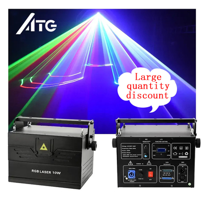 6kg 5-10W RGB Full Color Light نادي ديسكو ليلي تأثير خاص مصباح المسرح