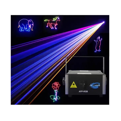 ATG 6W RGB الإضاءة بالليزر للمسرح لـ DMX512 التحكم عن بعد أضواء LED Proje DJ KTV Disco