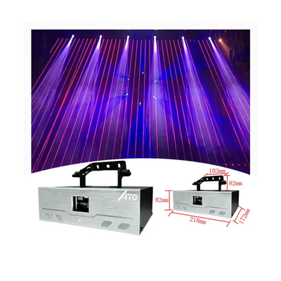 ATG 2W Full Color Animated DIY Disco Laser Light للدي جي نايت كلب الحفلة حل الإضاءة