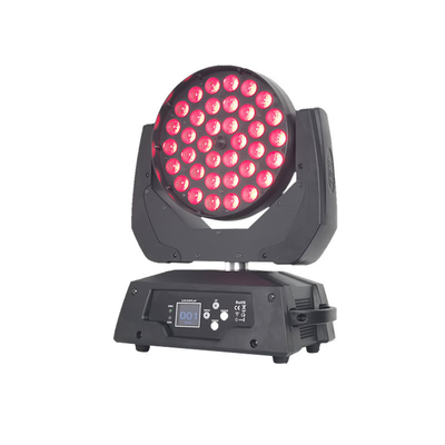 DMX512/السيد والعبد/الصوت/التحكم التلقائي LED التكبير غسل الرأس المتحرك 36X10W/15W RGBW 4in1
