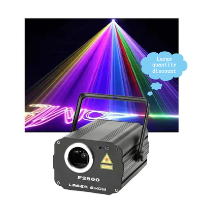 RGB الرسوم المتحركة أشعة الليزر 1800mw 1.8w DMX512 التحكم في مرحلة الزفاف