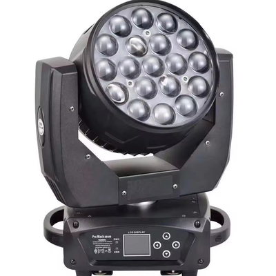 دعم الضوء الضئيل نعم 19pcs عيني النحل الكبيرة LED متحركة ضوء الشعاع الرئيسي لمعدات دي جي